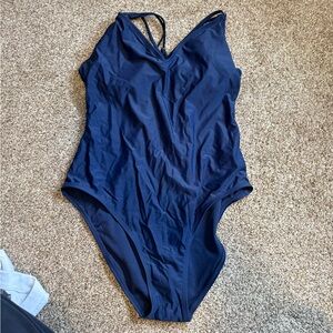 Hurley Navy One-Piece Swimsuit